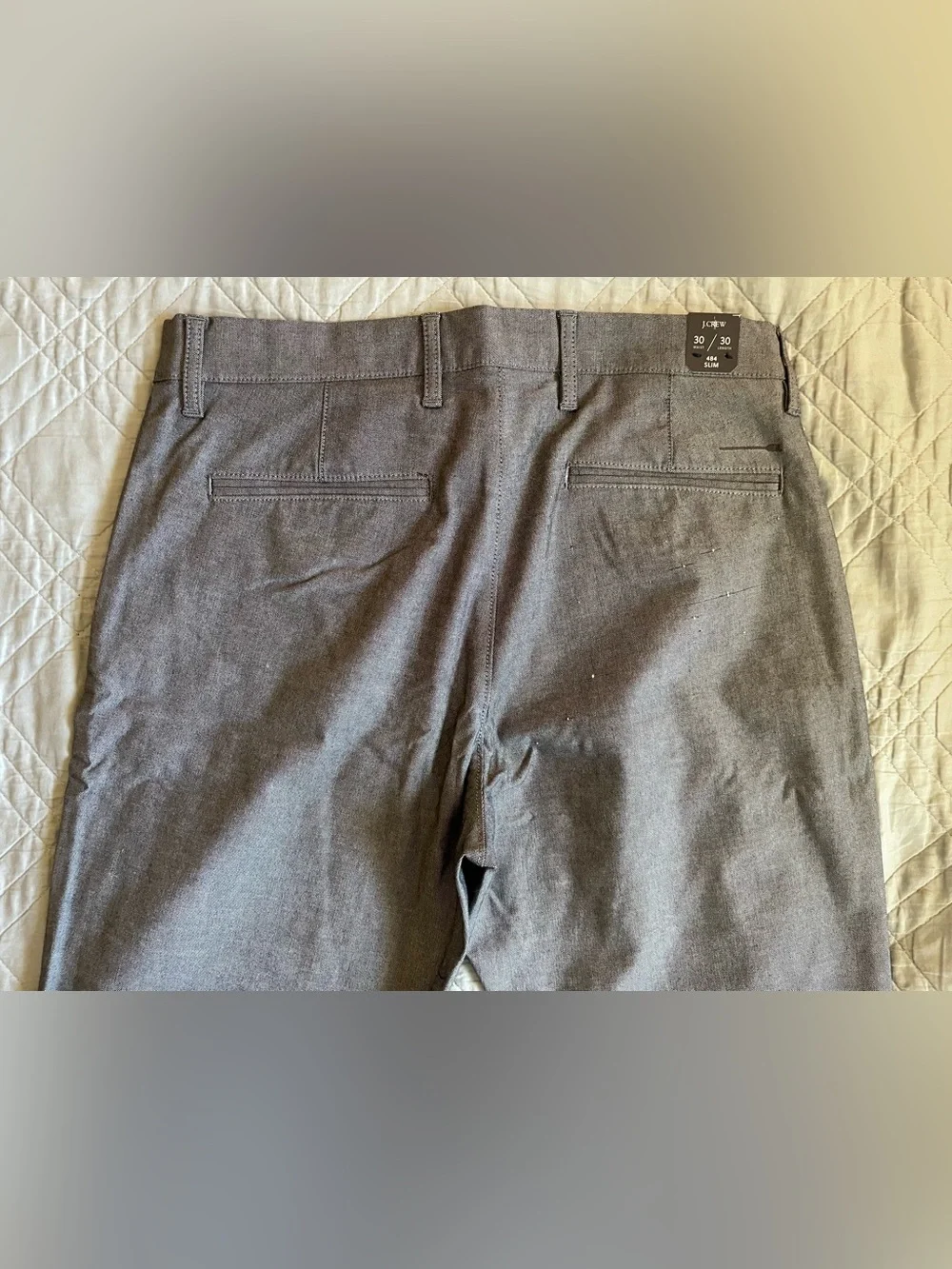 J.CREW 484M Slim-fit tech oxford pant Size 30/30 NWD $128 BX185